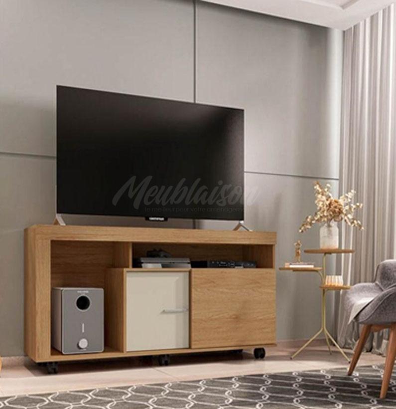 Meuble TV 136 cm PRINCE pour TV 55 Pouces Maxi Meuble TV 136 cm PRINCE pour TV 55 Pouces Maxi